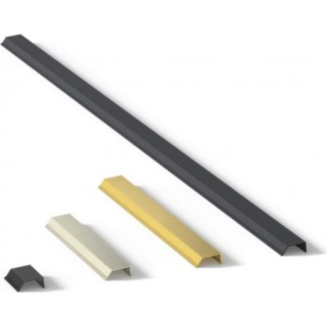 Tirador Slot 6601 - Niquel cepillado anodizado. 50x42x17mm. Entrepuntos 32mm. (1/2)