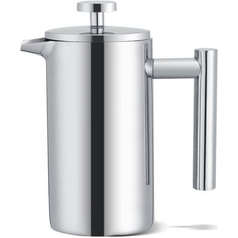 French Press Coffee Maker Stainless Steel 350ml, French Press Coffee Maker with Triple Filter (1/5)