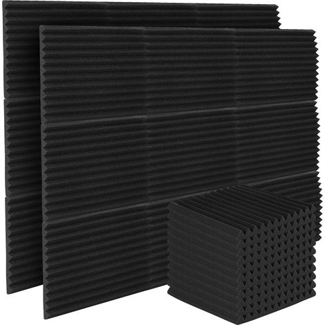 Wolketon Mousse acoustique (TYPE 30x30x2.5cm) pour une isolation acoustique efficace