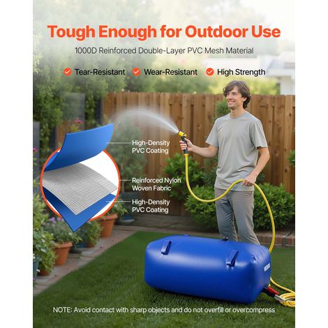 Réservoir d'Eau Souple 113 L - Vessie de Stockage Eau Pliable (1/5)