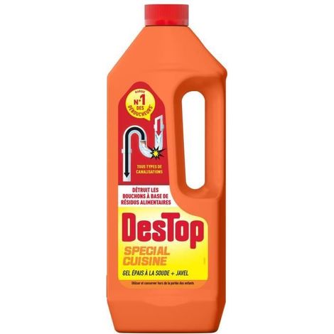 déboucheur destop formule puissante 1l efficace rapide