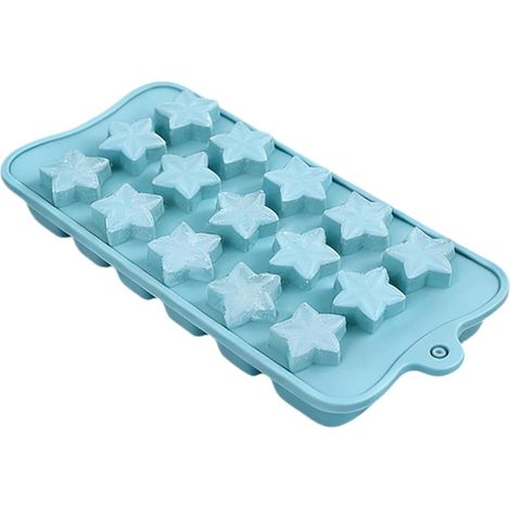 Moule en silicone - 15 cavités , portable et facile à utiliser , moules forme d'étoile Idéal pour la