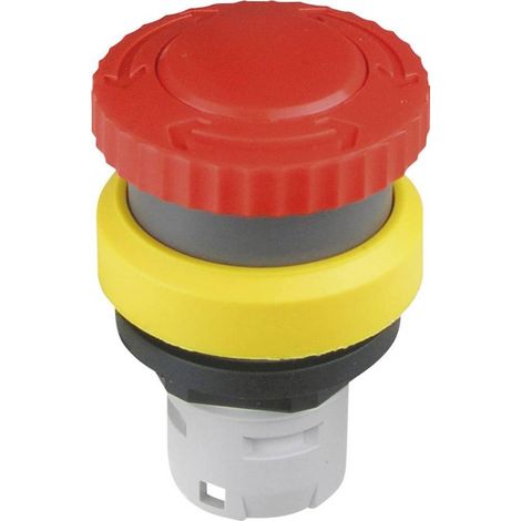 Schlegel 2050006568590 Interruptor de parada de emergencia rojo y amarillo