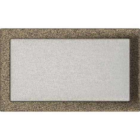 Lüftungsgitter 22x37 schwarz und gold (1/3)