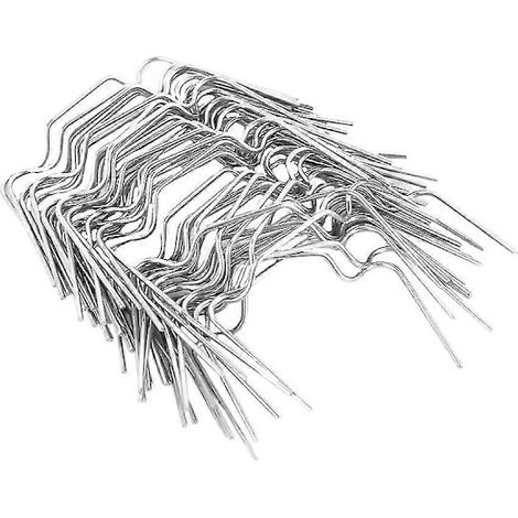 Filiyano-50 clips de serre en acier inoxydable, clips en W pour cadres de fenêtres en verre (1/5)