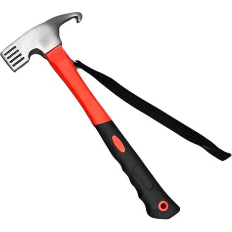 Marteau de tente avec extracteur de piquet, orange (1/5)