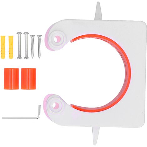 Boucle de fixation originale pour vélo, accessoire de cyclisme pour l'extérieur et la maison, orange, 8 x 8 x 4 cm (1/5)