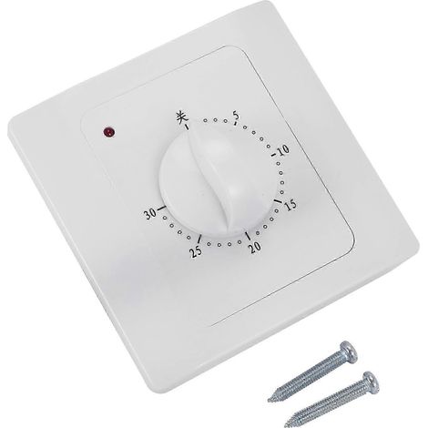 2x Wechselstrom 220V 10A 30-Minuten-Countdown-Timer-Schalter, elektrischer digitaler Zeitschalter, Steckdosen-Drehknopf, mechanisch - JXLGV (1/5)