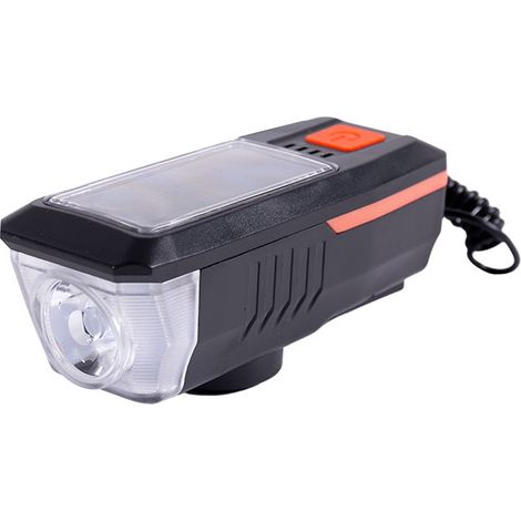 Vélo Phare LED 2 Niveaux Sensor Batterie USB - Anti Deslumbramiento (1/4)