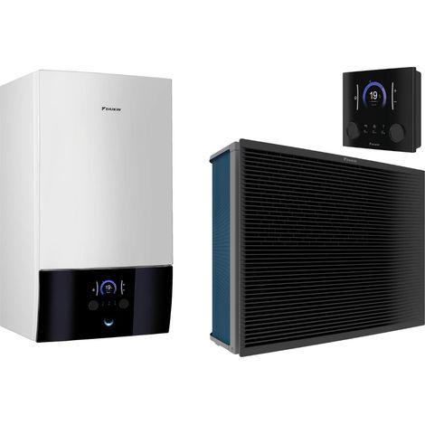 Pompe à chaleur air/eau Daikin Altherma 3R MT 10kW – Haute température jusqu'à 65° – Faible niveau sonore 34dB – Connectivité Google Home, Alexa