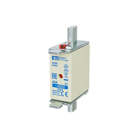 Enlace fusible NH000 GG 40A/400V