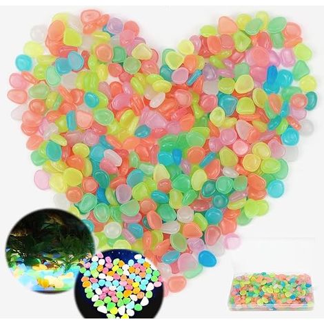 Luminous Pebbles, Pebbles Aquarium Bright Colorful (1/4)