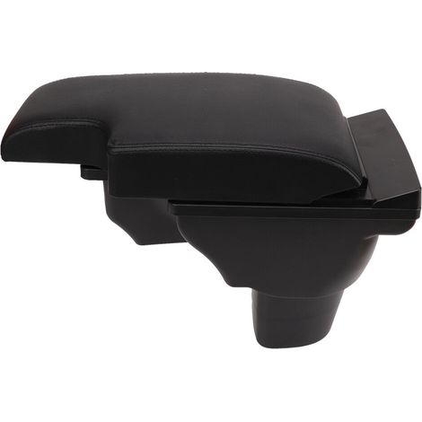 Reposabrazos trasero negro de doble capa para Nissan Juke (modelos 2011-2019), con interfaz de almacenamiento USB.