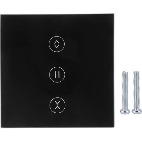 Interrupteur De Rideau Interrupteur D'Écran Tactile Moderne Panneau De Télécommande D'Application Compatible avec Alexa AC 95250V (1/5)