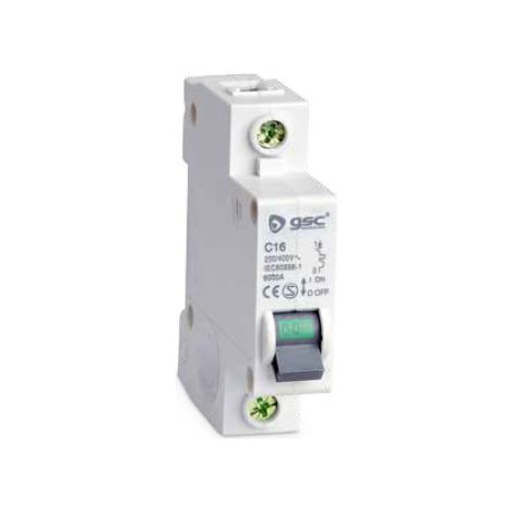 Interruptor automático estrecho 1P 10A curva C GSC 0403649