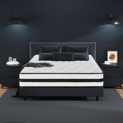 YIDATONG Matelas 140x190-Épaisseur 24cm Luxe Memoire De Forme Matelas,Respirante Fermeté Moyenne Matelaspour Adulte (1/4)