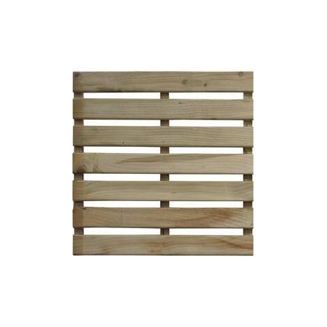 PEDANA IN PINO IMPREGNATO 50X50 CM 7 LISTELLI