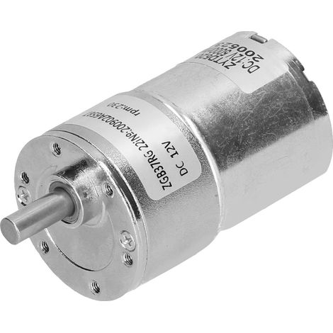 Moteur Réducteur 12V ZGB37RG 230R, Moteur Électrique à Couple Élevé pour Applications Industrielles (1/5)