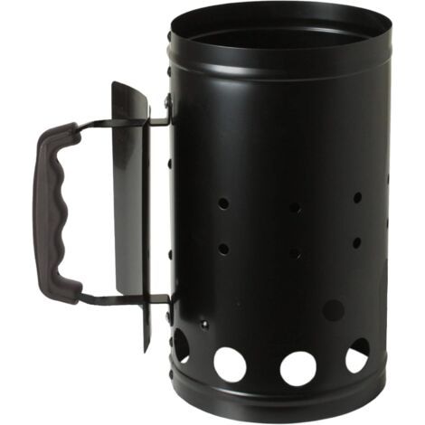 Allume-charbon pour barbecue - Allume-charbon de bois - Allume-feu - Allume-charbon de bois - Noir (1/3)
