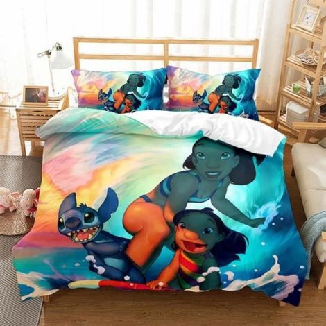 Housse De Couette - 200x200 Cm - Avec 2 Taies Doreiller 50x75 Cm - Pour Enfant - Lot De 3 Pieces (1/5)