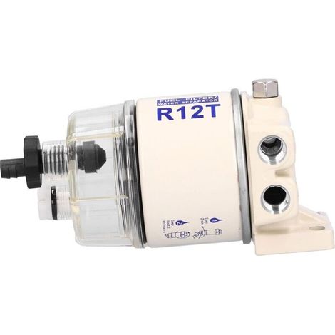 Filtro carburante, R12T 30 GPH, filtro rotante in plastica per carburante marino, separatore d'acqua adatto per motori fuoribordo. (1/4)
