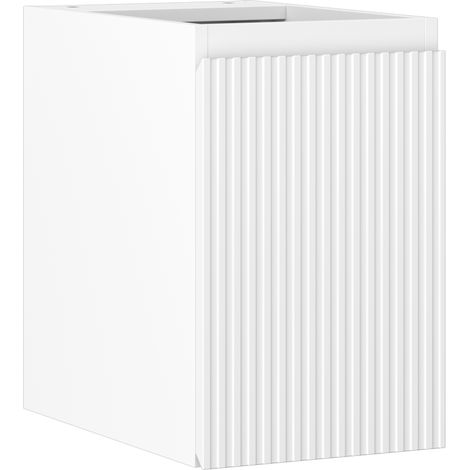 Mexen Rivel Badezimmerunterschrank 30 cm, 1 Tür, geriffelt, weiß matt - 91A21-03047-1-BF01 (1/5)