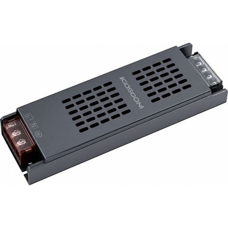 Alimentatore LED 12V DC, trasformatore 220–240V AC IP20 per uso interno, Disponibili 100W 200W (100W) (1/4)