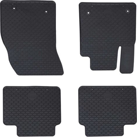 Car Mat 4 pcs Black suitable for Ford Focus 2018- 4D Aft. vidaXL
