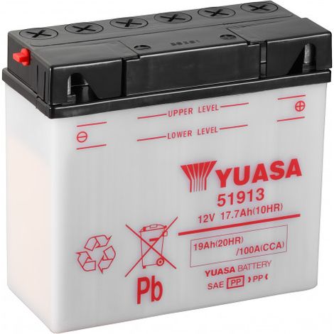 Batterie moto YUASA 51913 12V 19AH 100A (1/5)