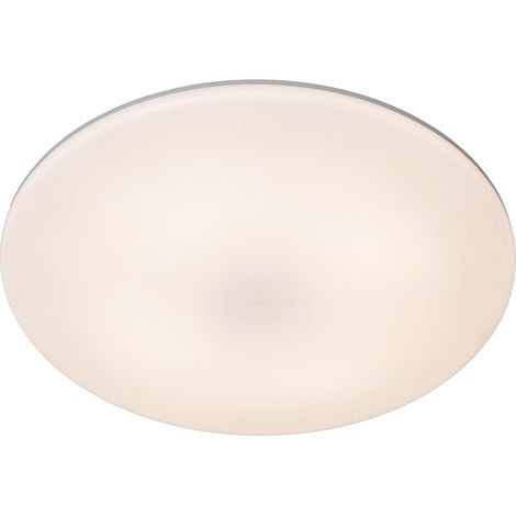 Plafonnier Salle de bains - Ø 29 cm - LED - CCT - 1x24W 3000K/6500K - IP44 - Opalin (1/5)