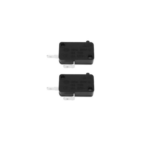 Confezione da 2 microinterruttori compatibili con maceratore per WC Saniflo Saniplus Sanipro Sanitop 16 A 125 V 250 V, ricambio.