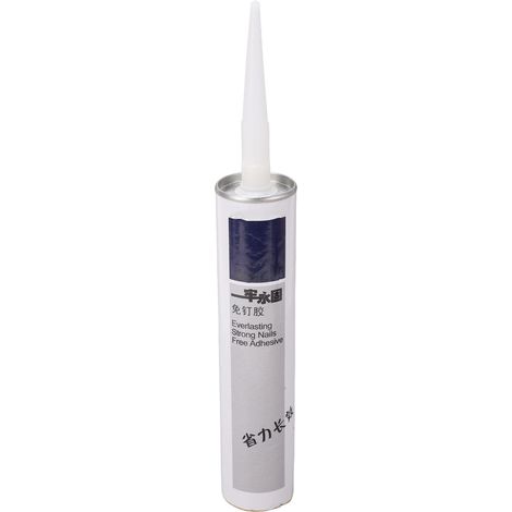 Colle Verre 300ml Sans Perçage, Séchage Rapide, Résistance Intempéries, Adhésif Fort Mastic Étanchéité Cuisine Salle de Bains (1/5)