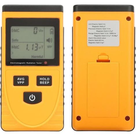 Compteur de mètre d'appareil de contrôle de détecteur de rayonnement électromagnétique d'affichage à cristaux liquides-HUA (1/4)