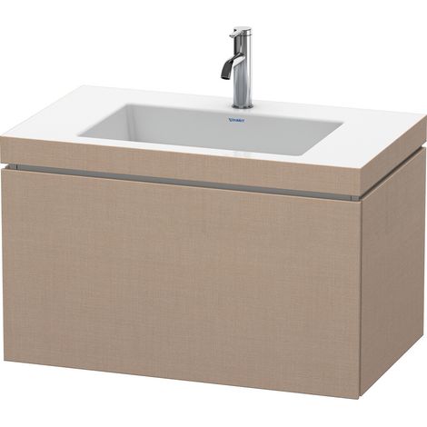 Duravit L-Cube conjunto encolado suspendido, 1 extraíble, sin
