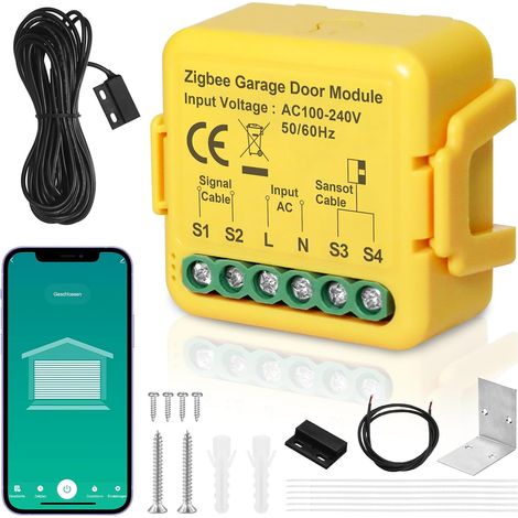 Ouvre portail connecté Zigbee, ouvre-porte de garage intelligent avec application (1/5)