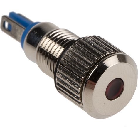 Voyant LED lumineux Rouge RS PRO, dia. 8mm, 24V, IP67 ( Prix pour 1 ) (1/3)