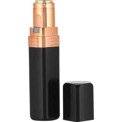 Mini épilateur électrique pour Femmes, Machine D'épilation Portative à Lumière LED avec Coupe en Acier Inoxydable pour une Utilisation sur Tout le Corps, Forme de Rouge à Lèvres (1/5)