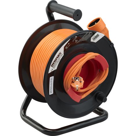 DEBFLEX  - ENROULEUR JARDIN HO5VV-F 3G1.5 40M ORANGE - 602409