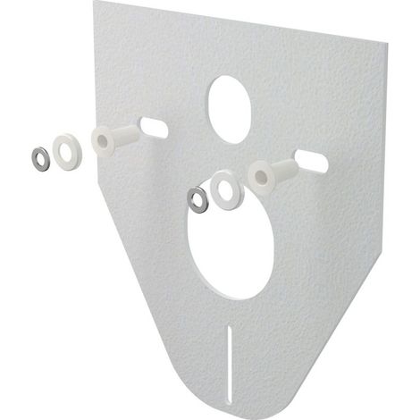 TrendLine Schallschutzset Wand-WC und Bidet Anschlußgarnitur Toilette WC