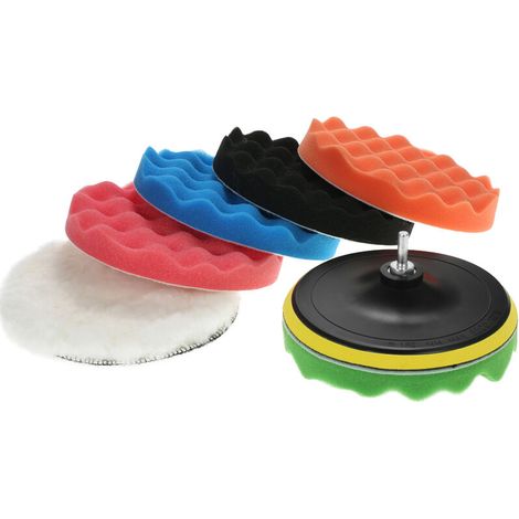 VURAHOME - Tampons De Polissage De Voiture, 7 "180Mm, 7Pcs (1/5)