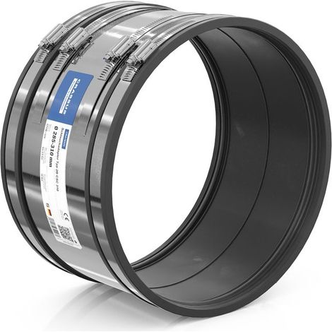 Adaptateur de flexible CR type 2B CSC 310 (285-310 mm), jusqu'à 2,5 bar, EPDM / V2A