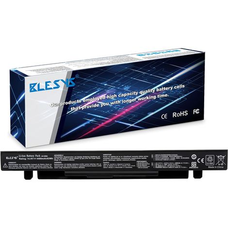 A41-X550A Batterie pour ASUS X550C X550W X550V X550L X550A X550J X550M X550 X550JX X550LD X550CA X550CC X550CL X550EA X550LA X550LB X550LC X550VX X550VB X550VC X550VL X550JK 14,4V 63Wh (1/5)
