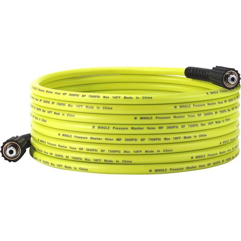 Tuyau de Nettoyage Haute Pression 7,6 m – Flexible de Remplacement avec Raccords M22 14 mm (1/5)