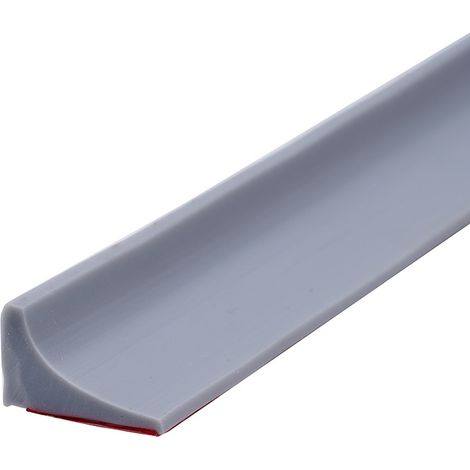 Striscia sigillante autoadesiva per doccia, striscia impermeabile/per soglia porta doccia, striscia di arresto acqua, striscia a tenuta stagna grigio grigio