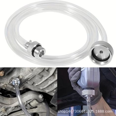 remplacement du connecteur de vidange d'huile de transmission DSG et du tuyau de remplissage d'huile VAS 6262 (1/5)
