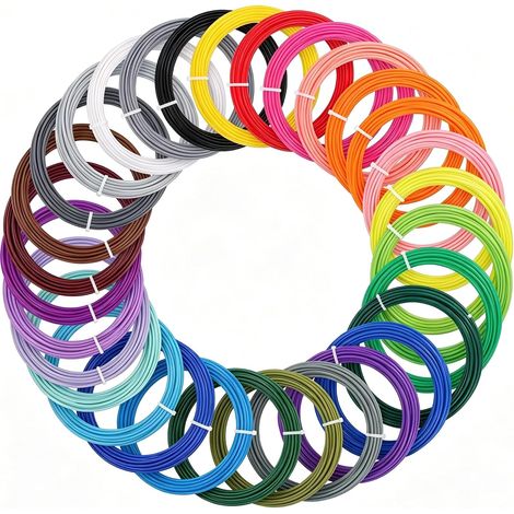 Recharges de Filament pour Stylo 3D 32 Couleurs 1,75 mm PLA Fils (1/5)