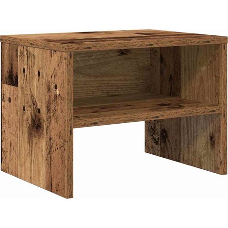 Maison Exclusive - Nachttisch Altholz 40 x 40 x 30 cm Holzwerksto