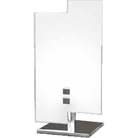 Abatjour Moderno Tetris Metallo Bianco Vetro 1 Luce G9 (1/2)