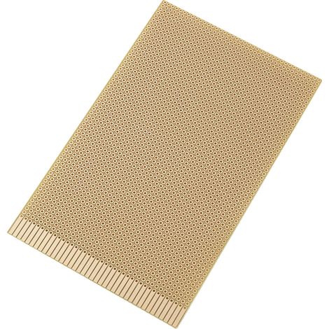 TRU COMPONENTS SU527661 Europlatine Hartpapier (L x B) 16 mm x 10 mm 35 µm Rastermaß 2.54 mm Inhalt (1/2)