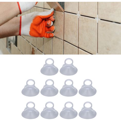 Ventouse pour pare-brise PVC transparente robuste avec anneau de traction pour panneau solaire et carrelage (1/5)